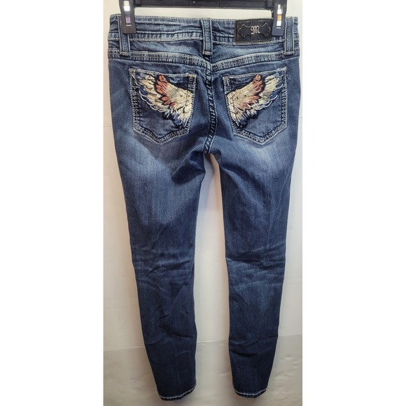 Jeans Femme Miss Me Skinny Taille 27 - Décoloré, En Très Bon état Occasion